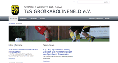 Desktop Screenshot of grosskarofussball.de
